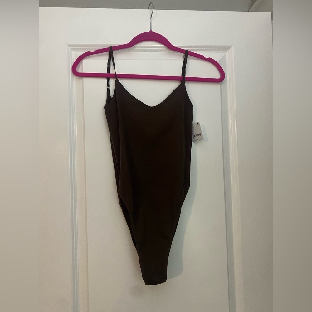 NWT Free People Intimately Bodysuit Size XS/S Color:  Hot Fudge💕